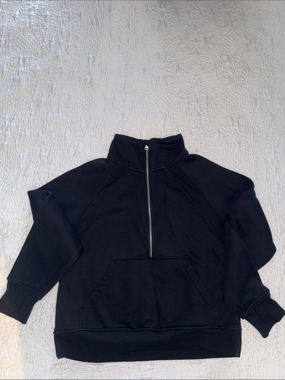 Danskin Black Half-Zip Pullover Hoodie